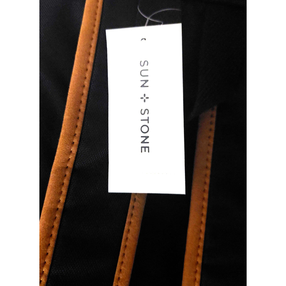 Sun Stone Mens Colorblock Geometric Trim Backpack Rusack Bag NWT $70 - Picture 13 of 14